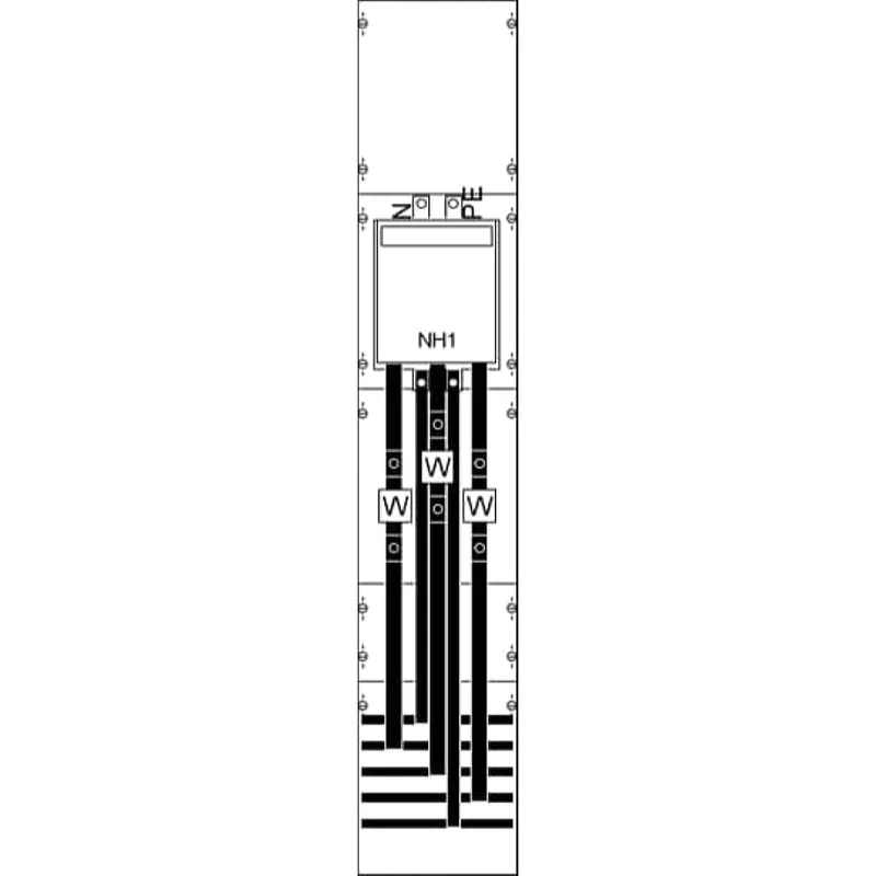 ABB Striebel & John KA4039 Wandlerfeld BH5, SS vorverdrahtet
