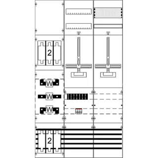 ABB Striebel & John KA4282 Mess-u.Wandlerfeld kpl. H5/B2