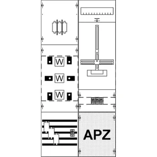 ABB Striebel & John KA4284 Mess-u.Wandlerfeld kpl. H3/B2