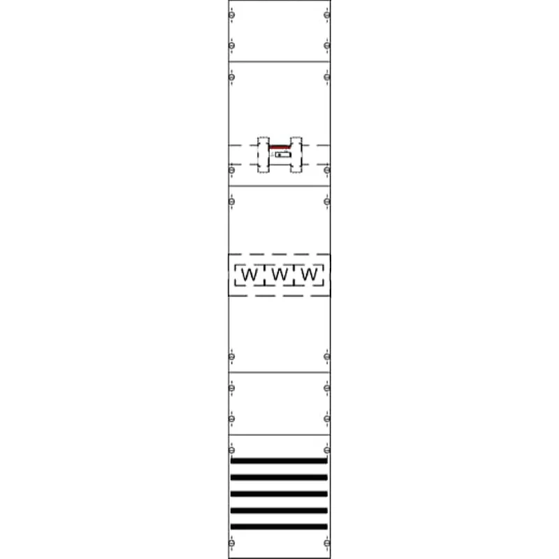 ABB Striebel & John KA4091 Wandlerfeld BH5 vorverdrahtet