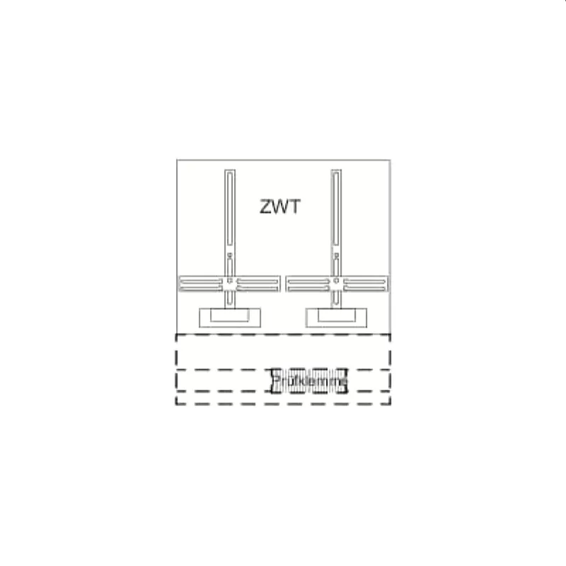 ABB Striebel & John KF414 Zählerwechselplatte mit Zählerkreuz