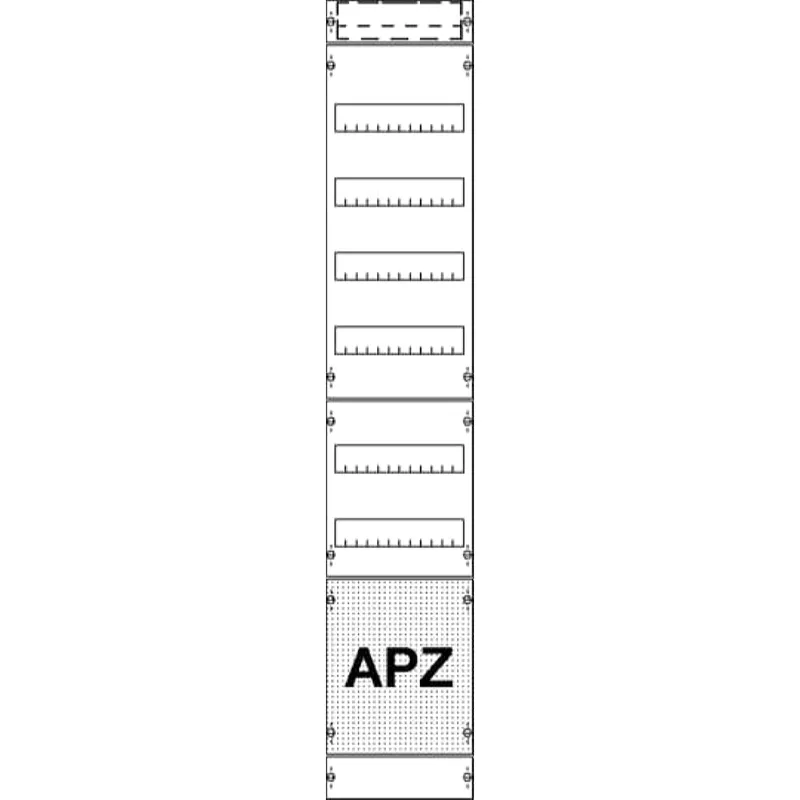ABB Striebel & John 1V50A2B V-Feld BH5 1FB+APZ für Standschrank