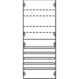 ABB Striebel & John 1V02A Sammelschienen-Modul SS-System, Klemmen, 4RE / BH0, 1 FB
