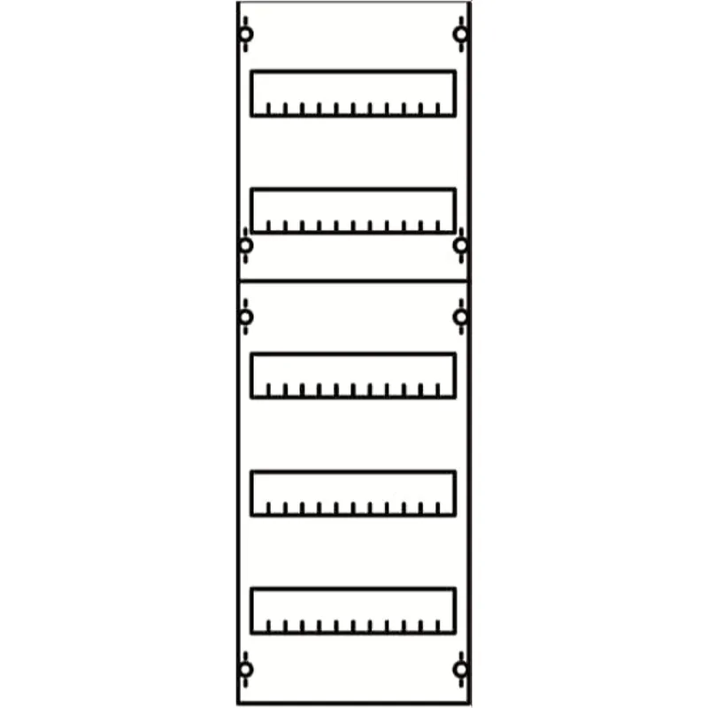ABB Striebel & John 1V1A Reiheneinbaugeräte-Modul Reihenabstand 125mm, 5RE / BH1, 1FB
