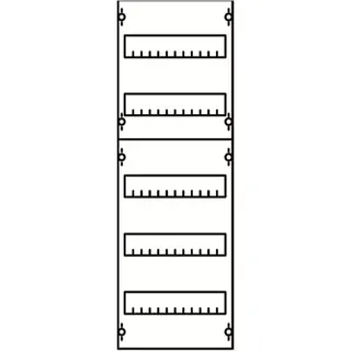 ABB Striebel & John 1V1A Reiheneinbaugeräte-Modul Reihenabstand 125mm, 5RE / BH1, 1FB