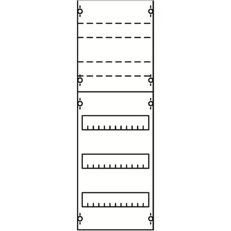 ABB Striebel & John 1V1KA Reiheneinbaugeräte-Modul Reihenabstand 125mm, 5RE / BH1, 1FB