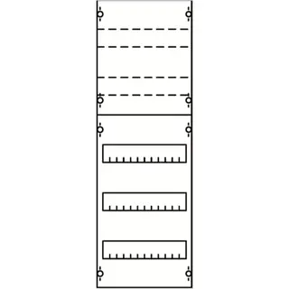 ABB Striebel & John 1V1KA Reiheneinbaugeräte-Modul Reihenabstand 125mm, 5RE / BH1, 1FB