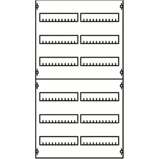 ABB Striebel & John 2V23A Reiheneinbaugeräte-Modul Reihenabstand 125mm, 6RE / BH2, 2FB