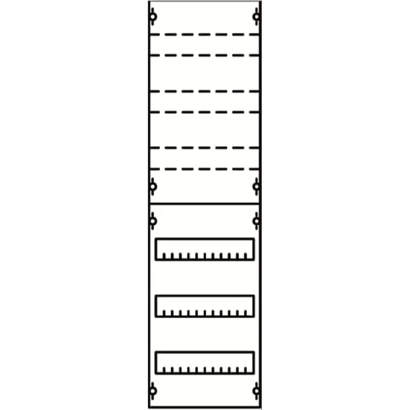 ABB Striebel & John 1V23KA Reiheneinbaugeräte-Modul Reihenabstand 125mm, 6RE / BH2, 1FB