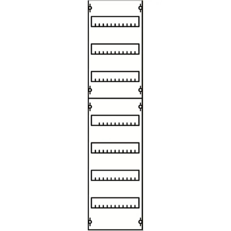 ABB Striebel & John 1V3A Reiheneinbaugeräte-Modul Reihenabstand 125mm, 7RE / BH3, 1FB