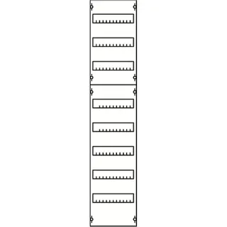 ABB Striebel & John 1V4A Reiheneinbaugeräte-Modul Reihenabstand 125mm, 8RE / BH4, 1FB