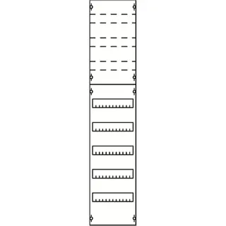 ABB Striebel & John 1V4KA Reiheneinbaugeräte-Modul Reihenabstand 125mm, 8RE / BH4, 1FB