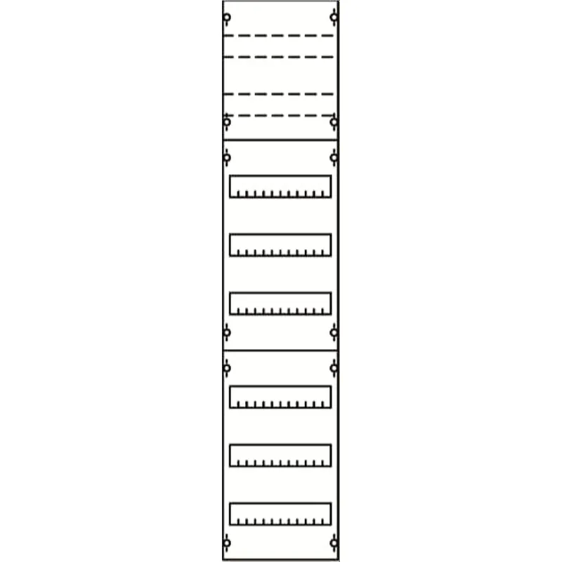 ABB Striebel & John 1V43KA Reiheneinbaugeräte-Modul Reihenabstand 125mm, 8RE / BH4, 1FB