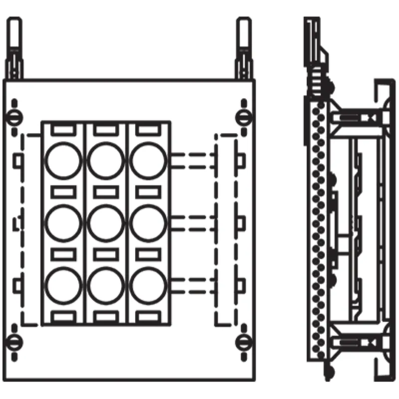 ABB Striebel & John ED11EA Kombi-Set D0-Reiterelemente 2RE / BH000, 1FB