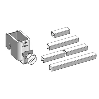 ABB Striebel & John VS154EK Satz Einspeiseklemmen 120qmm für 12x5mm Sammelschienensystem