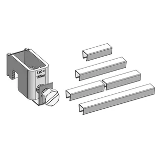 ABB Striebel & John VS154EK Satz Einspeiseklemmen 120qmm für 12x5mm Sammelschienensystem