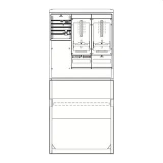 ABB Striebel & John SZ2203E Komplettschrank für den Außenbereich
