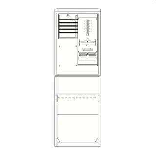 ABB Striebel & John SZ2204E Komplettschrank für den Außenbereich
