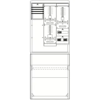 ABB Striebel & John SZ2615E Komplettschrank für den Außenbereich