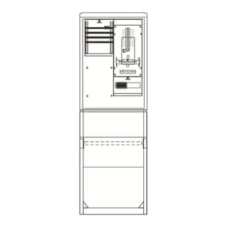 ABB Striebel & John SZ2824E Komplettschrank für den Außenbereich