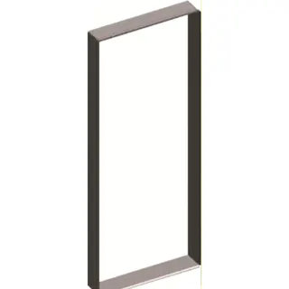 ABB Striebel & John RB18 Berührungsschutz 1-feldbreit, Tiefe 800 mm, für TriLine-Reihenschalt-