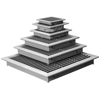 ABB Striebel & John RZA300 Austrittsfilter 204 x 204 mm Zubehör für Schranksysteme