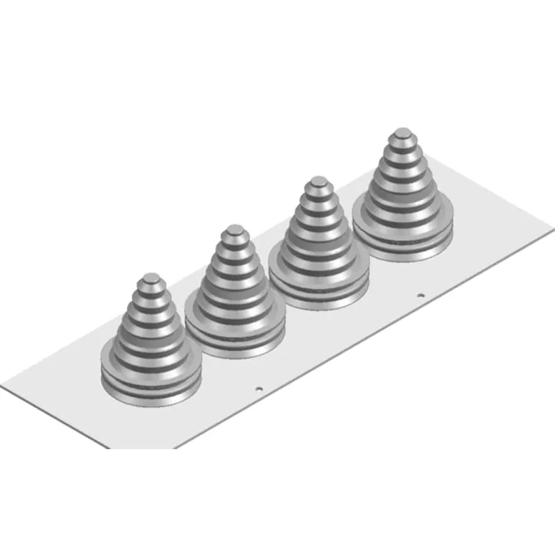 ABB Striebel & John RZF14 Flanschplatte aus Aluminium mit 8 Tüllen, 4-feldbreit
