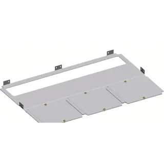 ABB Striebel & John RB24F Bodenblech mit Flanschöffnung 2-feldbreit, Tiefe 400 mm