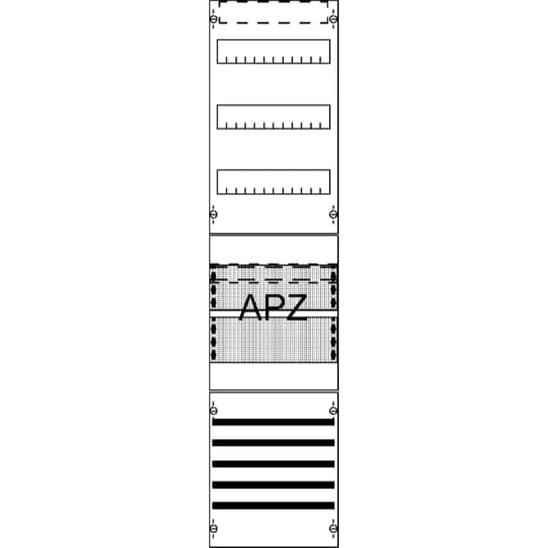 ABB Striebel & John FV17SA2 Verteilerfeld mit SaS /APZ 7RE