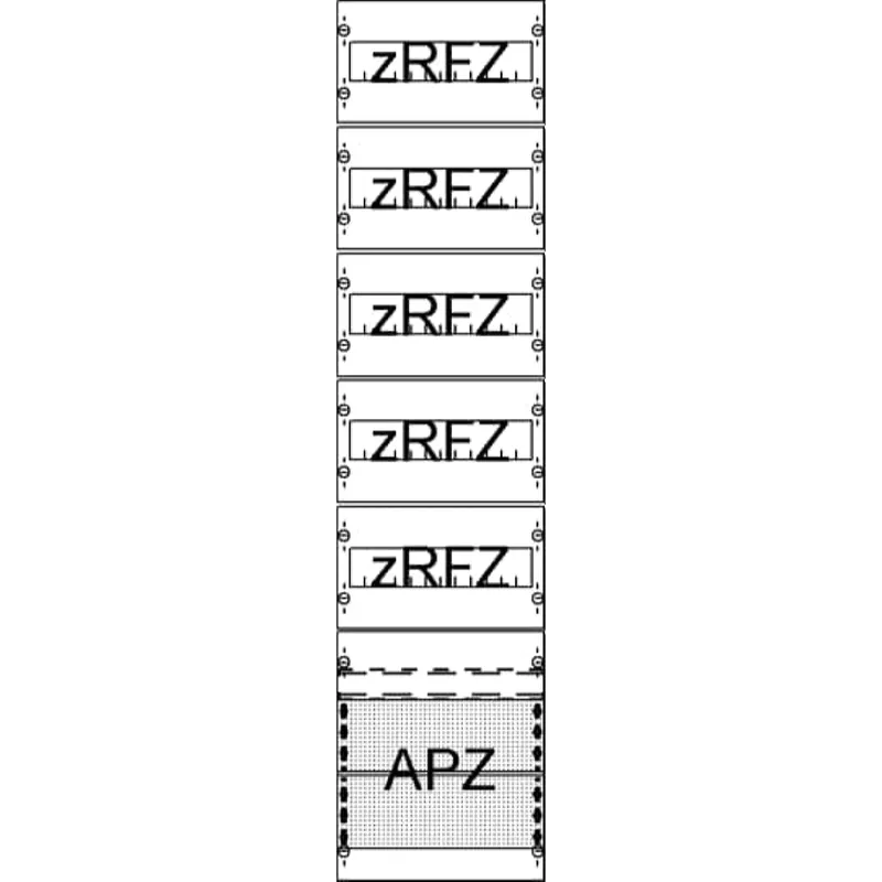 ABB Striebel & John FV17A2R5 Verteilerfeld mit APZ, zRfZ5 7RE