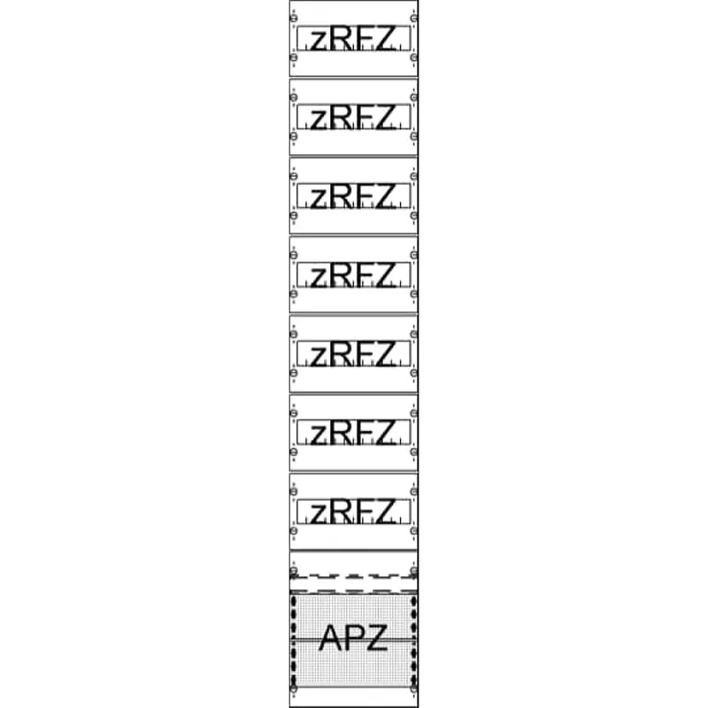 ABB Striebel & John FV19A2R7 Verteilerfeld mit APZ, zRfZ7 9RE