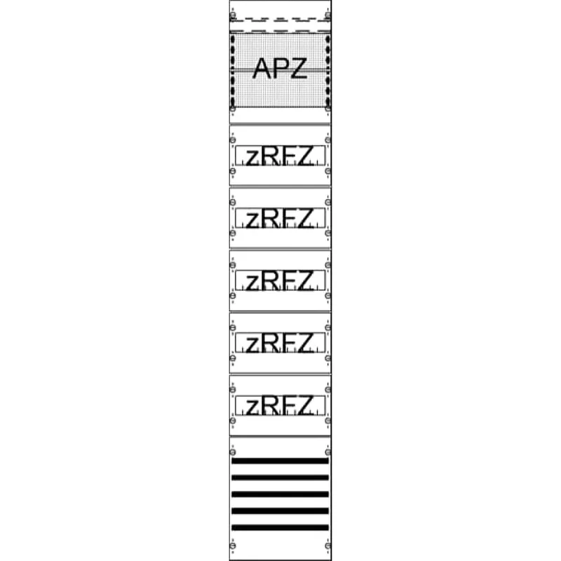 ABB Striebel & John FV19SA2R5 Verteilerfeld mit SaS, APZ zRfZ3, 7RE