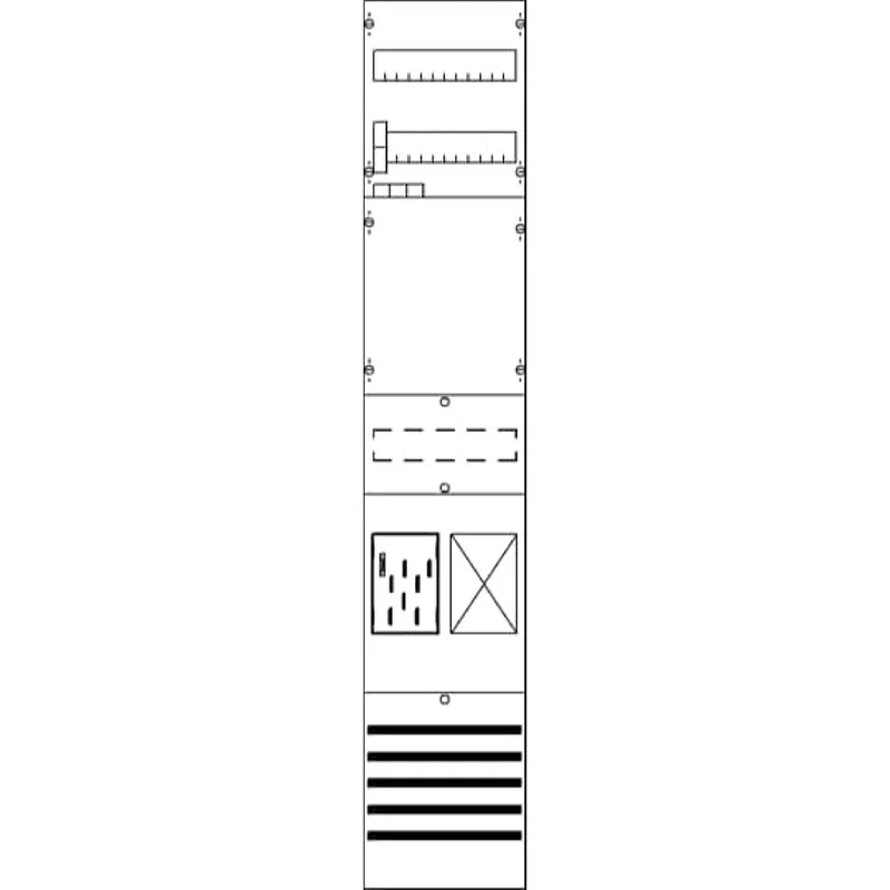 ABB Striebel & John BF19A1XXBY Zählerfeld 9RE 1Z vorverdrahtet mit BKE-I