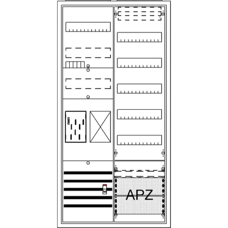 ABB Striebel & John BA27FB Komplettschrank, AP BKE-I, A27 1Z1R1V5A2