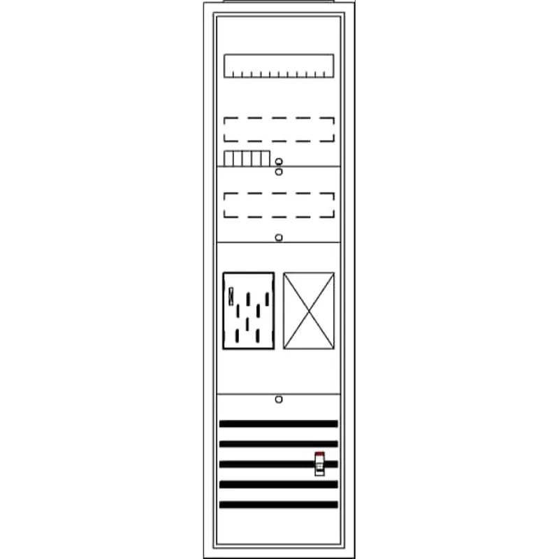 ABB Striebel & John BA17FA Komplettschrank, AP BKE-I, A17 1Z1R