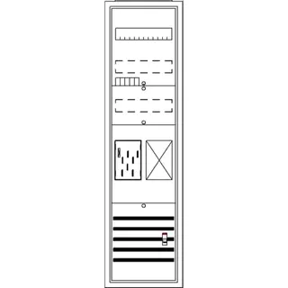 ABB Striebel & John BA17FA Komplettschrank, AP BKE-I, A17 1Z1R