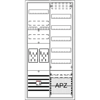 ABB Striebel & John BA27CML Komplettschrank, AP BKE-I, A27 2Z1V5A2OVR
