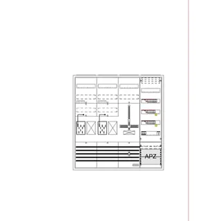 ABB Striebel & John BA47KHHY Komplettschrank, AP BKE-I, A47 2Z2R1S1V5A2
