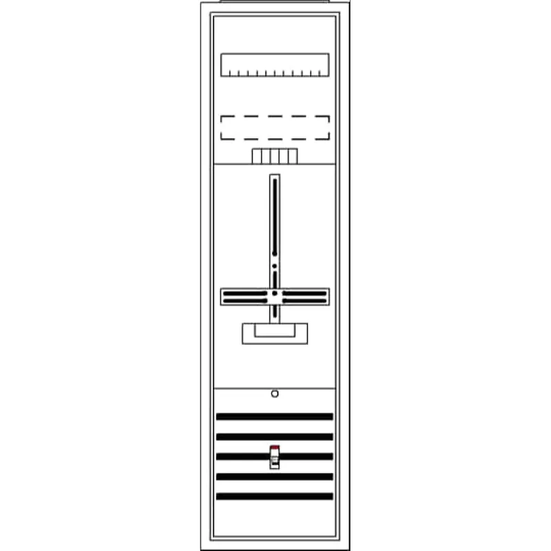 ABB Striebel & John DA17CA Komplettschrank, AP Dreipunkt, A17 1Z