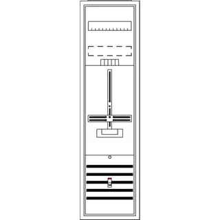 ABB Striebel & John DA17BA Komplettschrank, AP Dreipunkt, A17 1Z