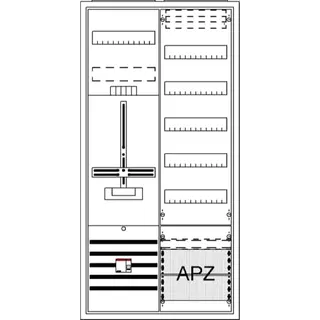 ABB Striebel & John DA27BBL Komplettschrank, AP Dreipunkt, A27 1Z1V5A2OVR