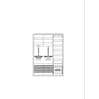 ABB Striebel & John DA37PC Komplettschrank, AP Dreipunkt, A37 1Z1S1V5A2