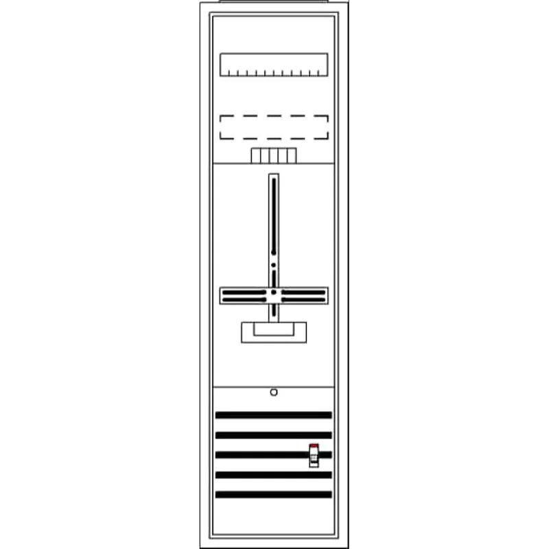 ABB Striebel & John DA17GA Komplettschrank, AP Dreipunkt, A17 1Z