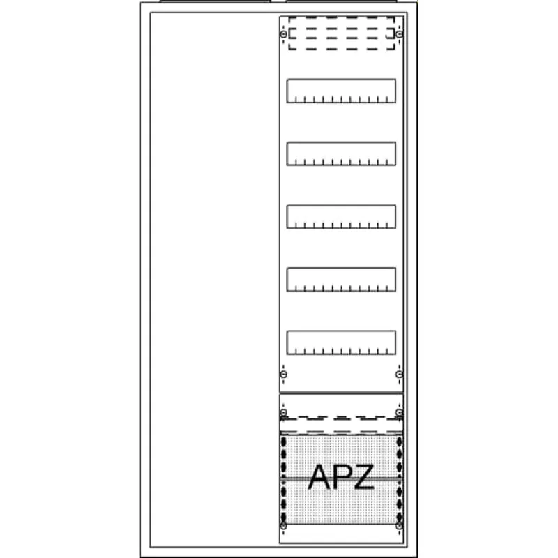 ABB Striebel & John AA27A1A Ausbauschrank, AP A27 1F1V5A2