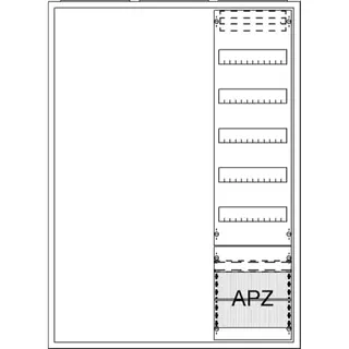 ABB Striebel & John AA37A2A Ausbauschrank, AP A37 2F1V5A2