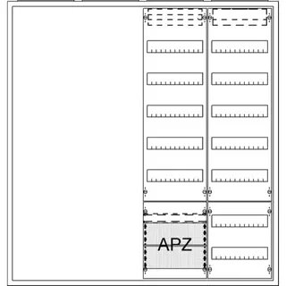 ABB Striebel & John AA47A2AV Ausbauschrank, AP A47 2F1V5A21V7