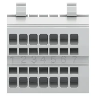 ABB Striebel & John ZK72S Steuerleitungsklemme 7pol./2 steckbar