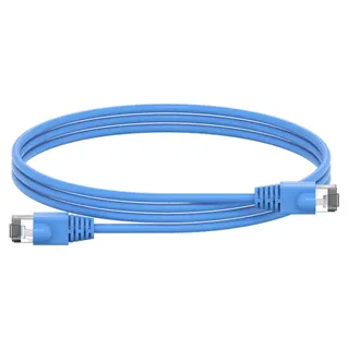 ABB Striebel & John ZLPBL150 Patchleitung RJ45 mit Stecker, blau, Länge: 1500mm