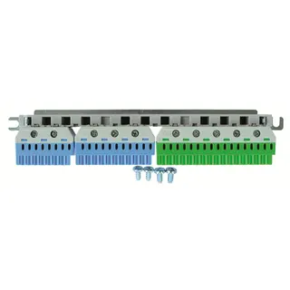 ABB Striebel & John ZK225 N/PE für Verteilerfeld, mittig N=14,10 Pole PE=22 Pole