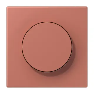 Jung Abdeckung mit Drehknopf, Serie LS, terre sienne brique LC1740236